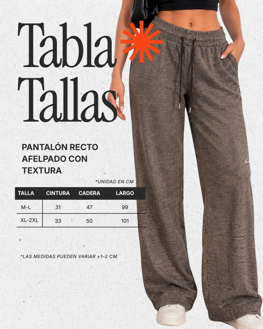 AD2650 Pantalón jaspeado con forro polar ligero 15654